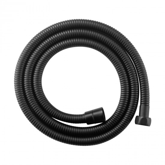 1500mm Black Flexible Shower Hose Stainless Steel